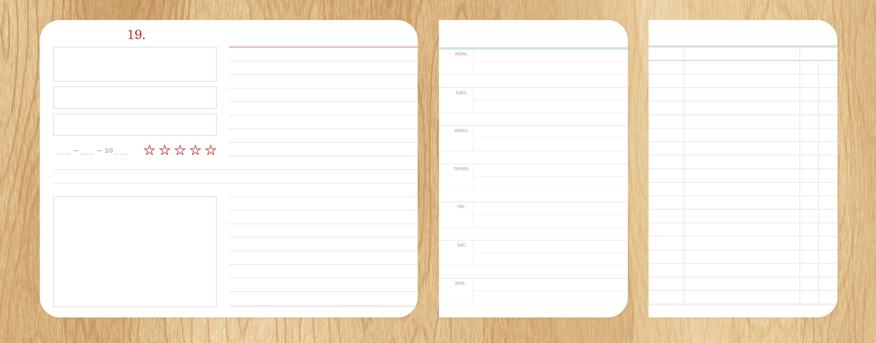 Index Ledger & Date Book 2-Pack