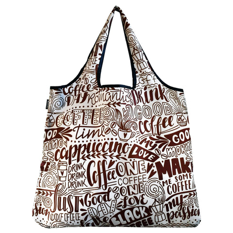 JUMBO: Versatile Reusable Shopping Bag, Coffee Lover