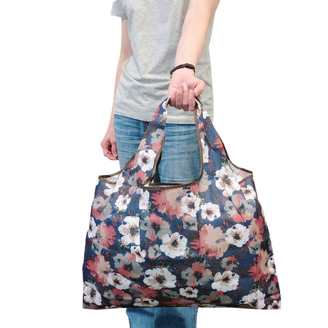 Wrapables Eco-Friendly Large Nylon Reusable Shopping Bag: Paris