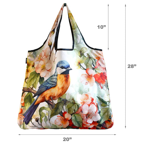 JUMBO: Versatile Reusable Shopping Bag, Apple Blossom
